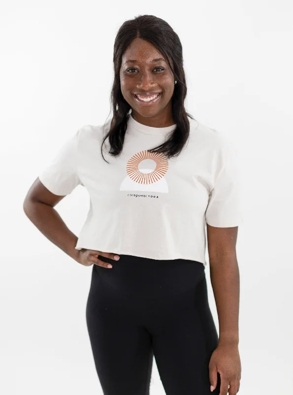 Style Beyond Borders CorePower Yoga Simple Sun Boxy Tee