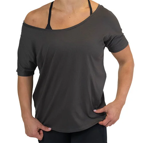 Flash Discount Slouchy Tee | Grey