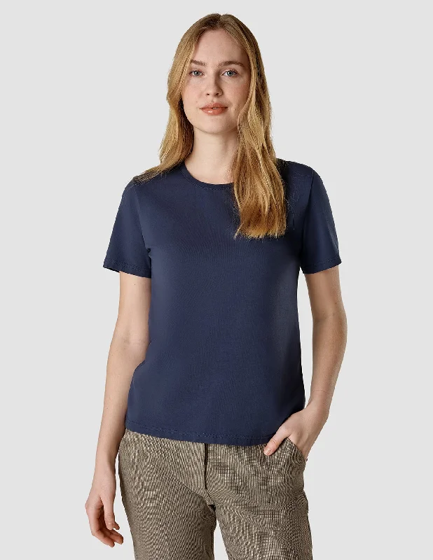 Chic Wardrobe Supima T-shirt Navy