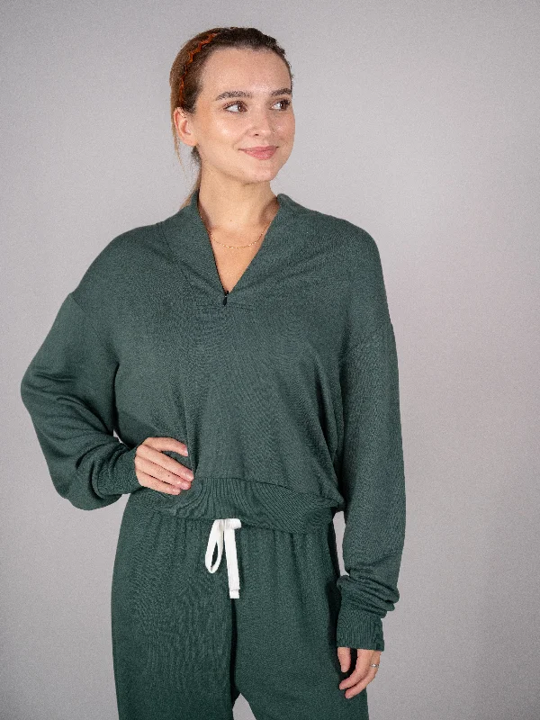 Plus Size Women Wear Splits59 1/2 zip Fleece