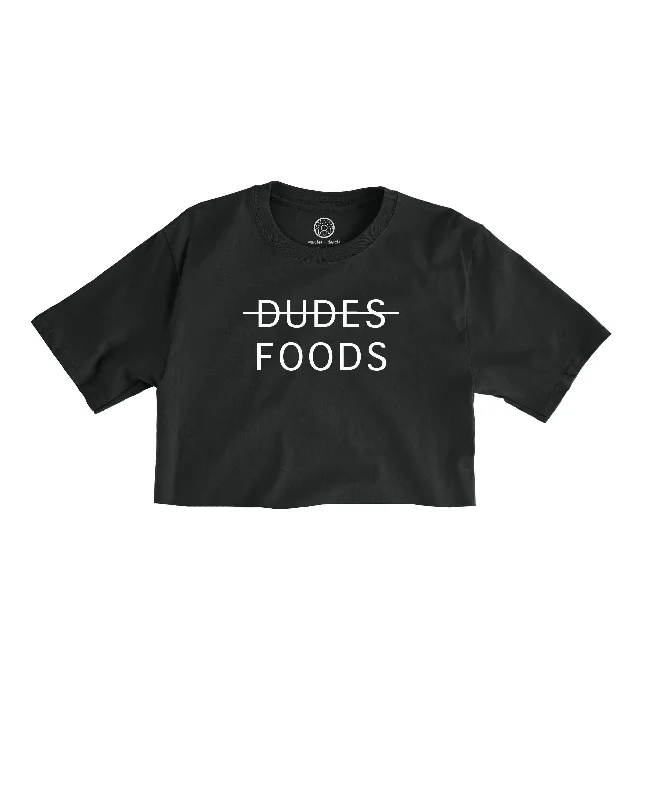 Attire Sale FOODS OVER DUDES - Cropped Tee