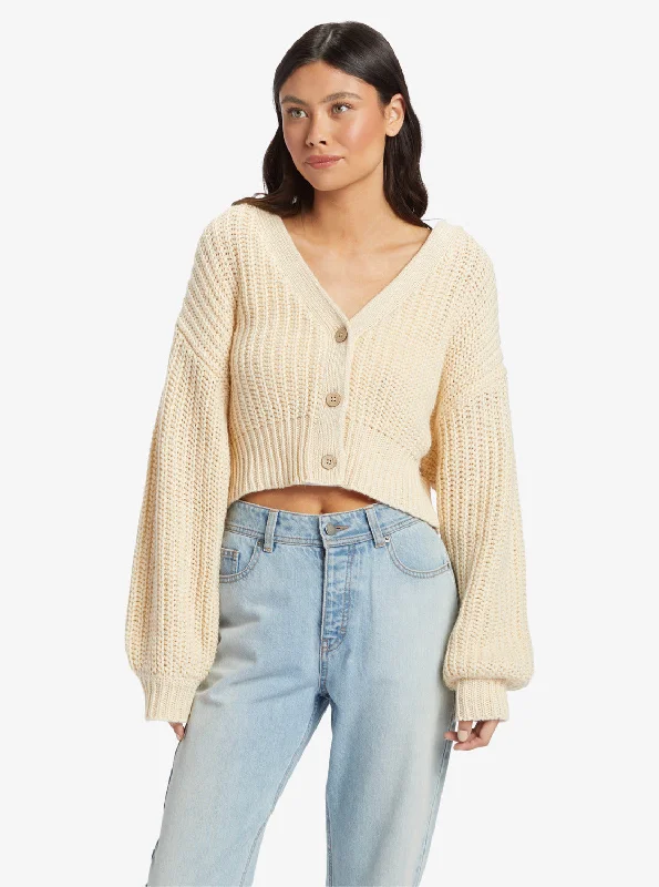 Holiday Glam Sundaze Sweater - Tapioca