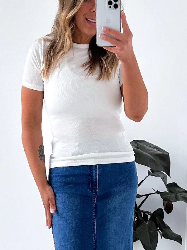 Wardrobe Update Josephine Tee - Cream