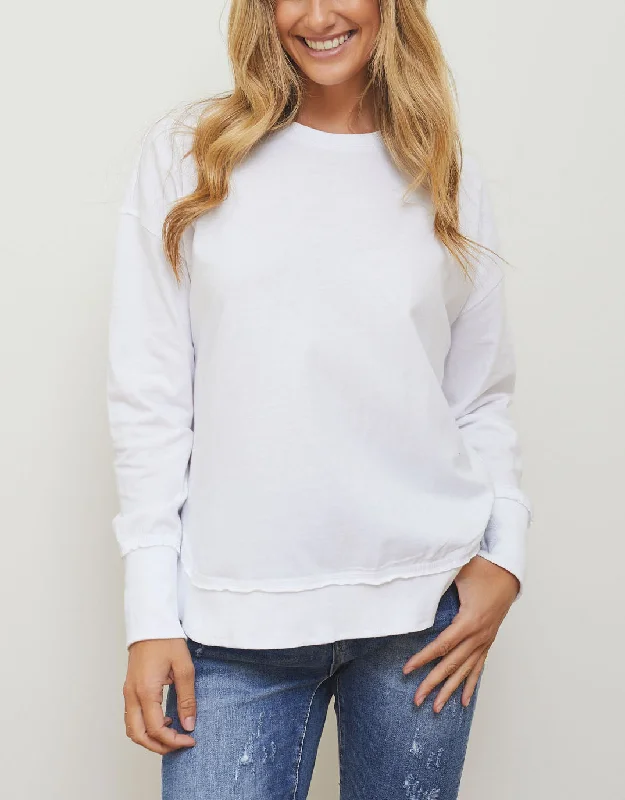 Limited Time Offer Farrah Long Sleeve - White