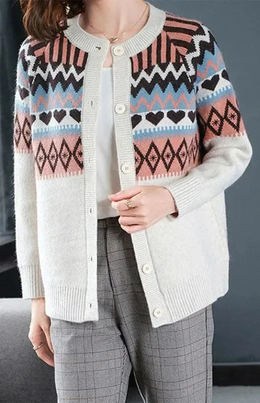 Fashion Sale Loose Ladies Cardigan Sweater