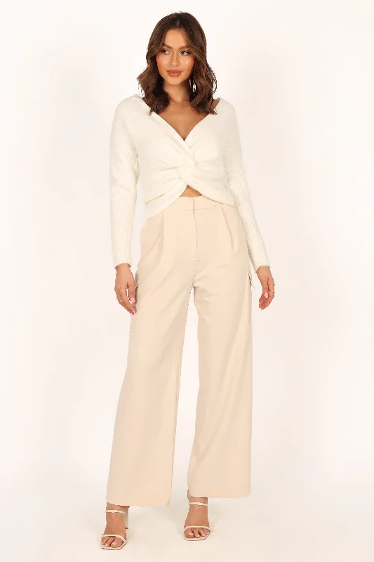 Timeless Elegance Redefined Xanthe Pant - Cream