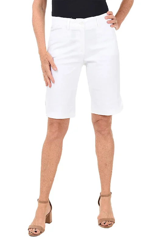 Trend Leading Collection Button-Front Bermuda Short