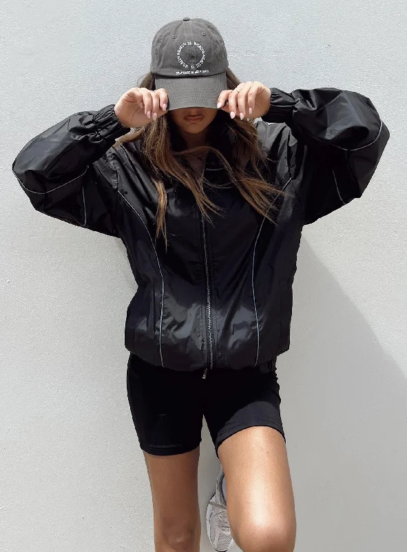 Exclusive Sale Haruko Windbreaker Jacket Black