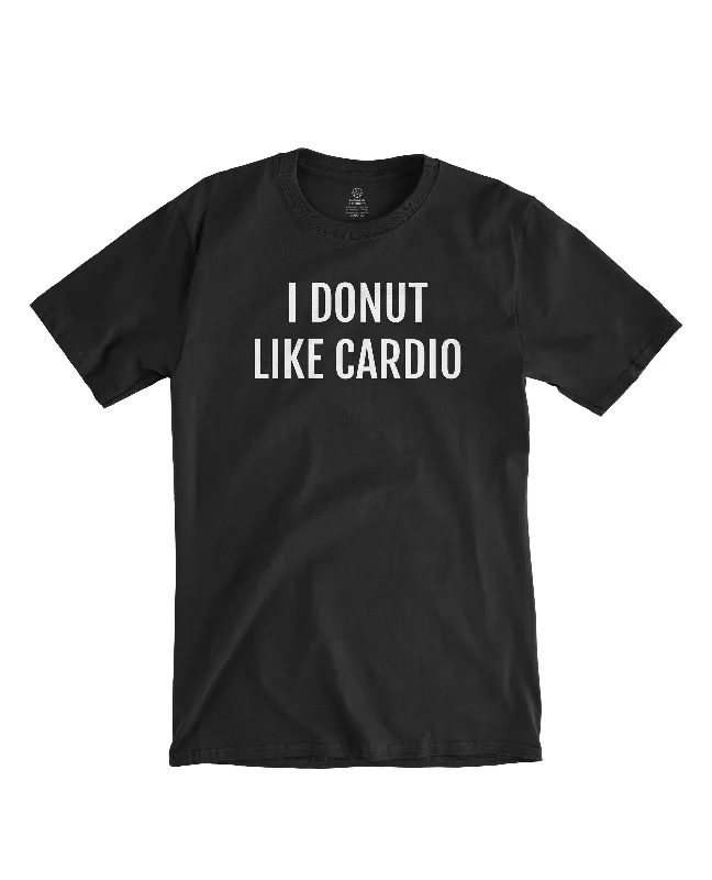 Mega Sales I Donut Like Cardio - Black Tee