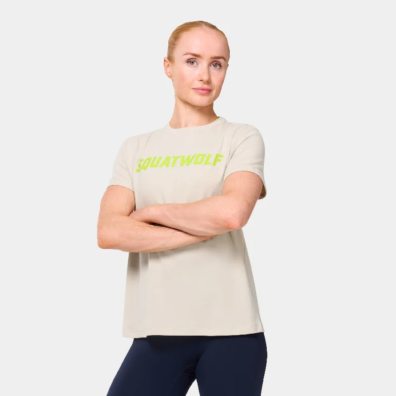 Unleash Your Trend Driven Style Wordmark Regular Tee - Silver Lining