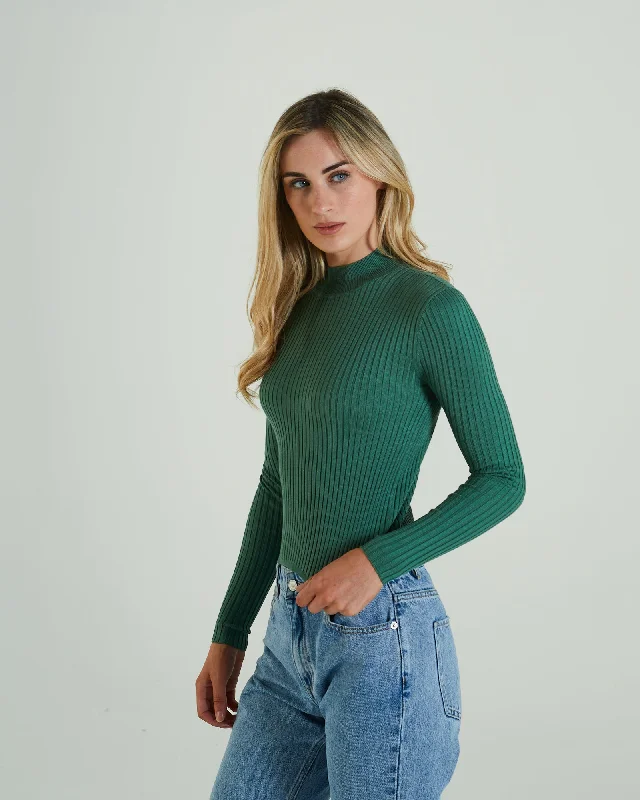 Casual Yet Stylish Separates Hester Knit Green Ivy