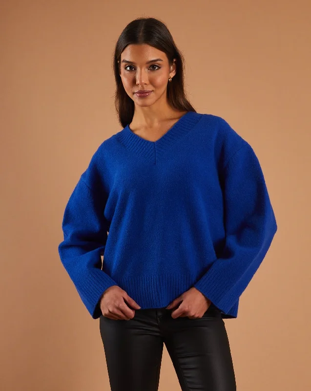 Style Streetwear Atalie Knit Bold Blue