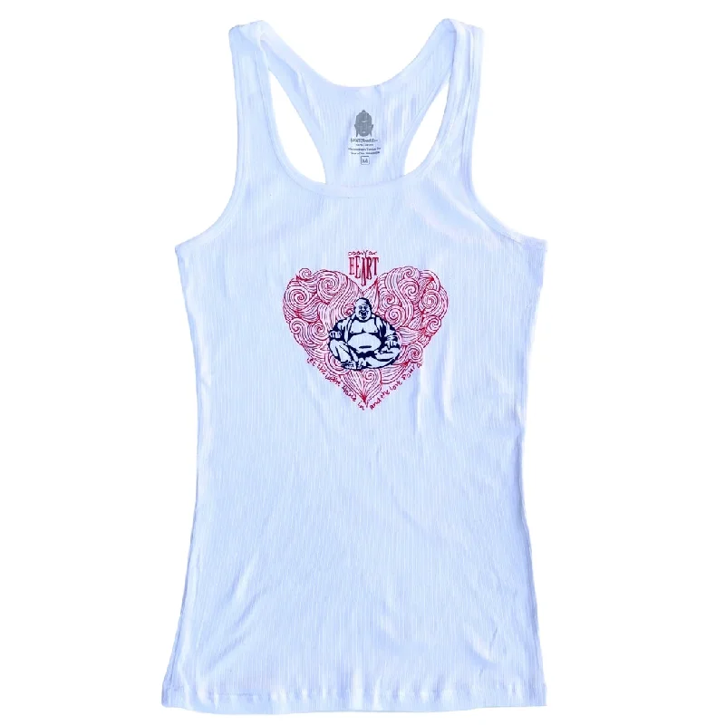 Clothing Sales Open Your Heart Buddha Tank