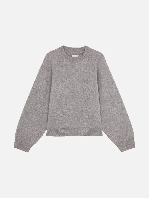 Relaxed Style Thais Cashmere Sweater in Grey