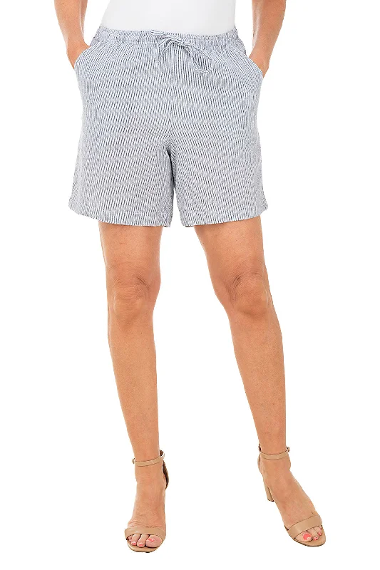 Weekend Exclusive Striped Lucy Pull-On Short