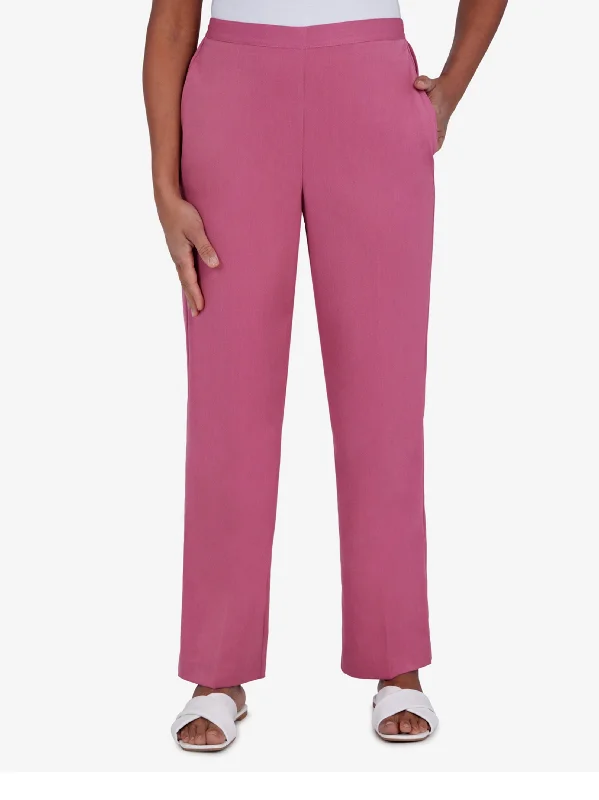 Exclusive Discount Women's Plus Size Pull-on Twill Pant,Pink