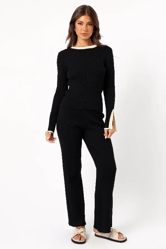 Fashion Sale Lizbeth Knit Pant - Black