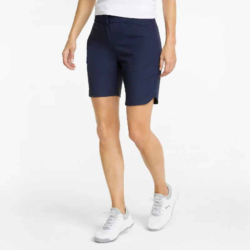 Chic Wardrobe Women's Bermuda Golf Shorts | Navy Blazer