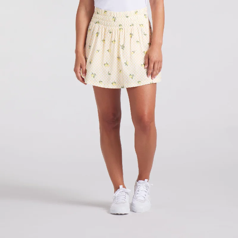 Trendy Attire For Her Women's Sandy Printed Golf Skirt