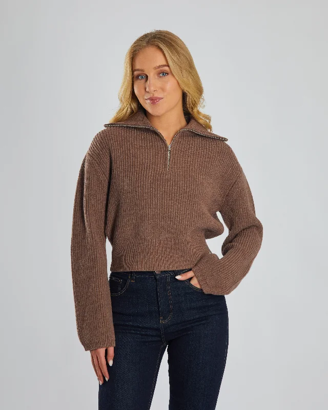 Trend Setting Threads Marcelle Knit Mink Brown Melange