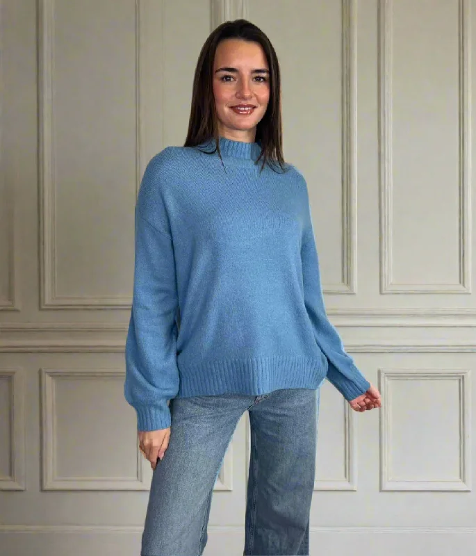 Relaxed Style Blue Heidi Relaxed Jumper