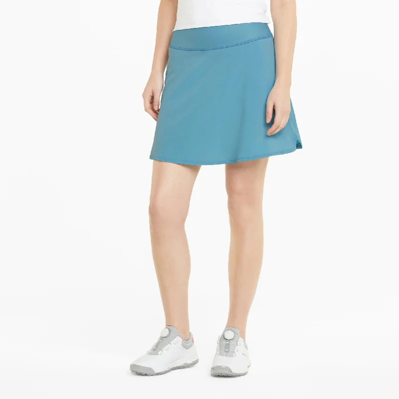 Timeless Elegance Women's PWRSHAPE Solid Golf Skirt | Dusty Aqua