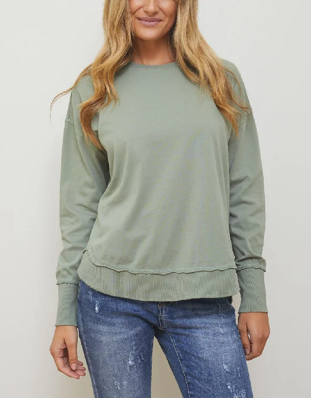 Holiday Special Offers Farrah Long Sleeve - Sage