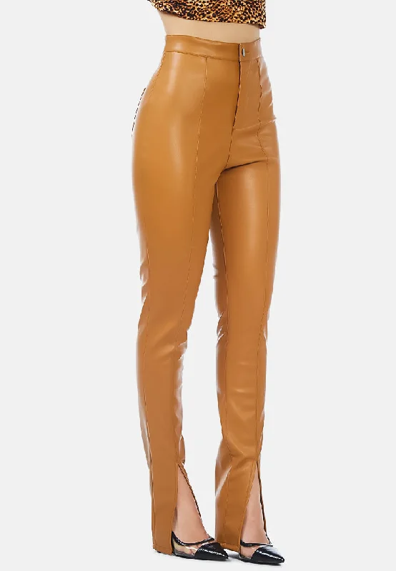 Wardrobe Upgrade Street Bombshell Faux Leather Pants