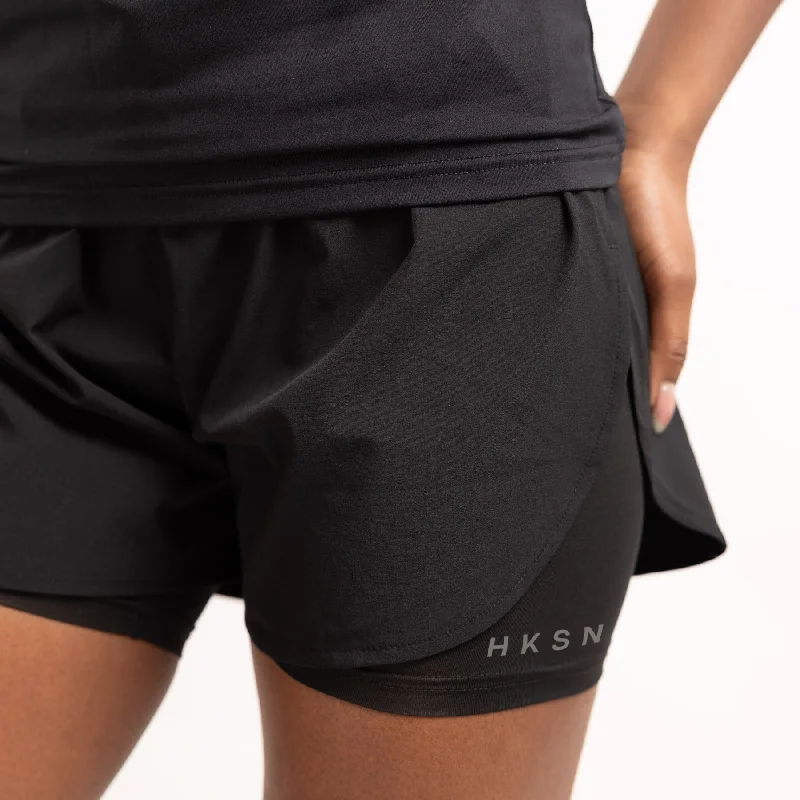 Trendy Urban Attire 2-In-1 Lined Shorts