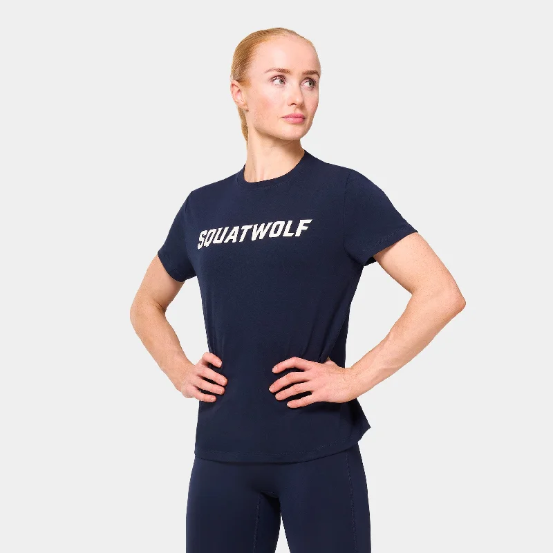 Best Deals Of The Season Wordmark Regular Tee - Navy