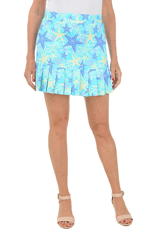 Limited Styles Starfish Explosion UPF50+ Pleated Skort