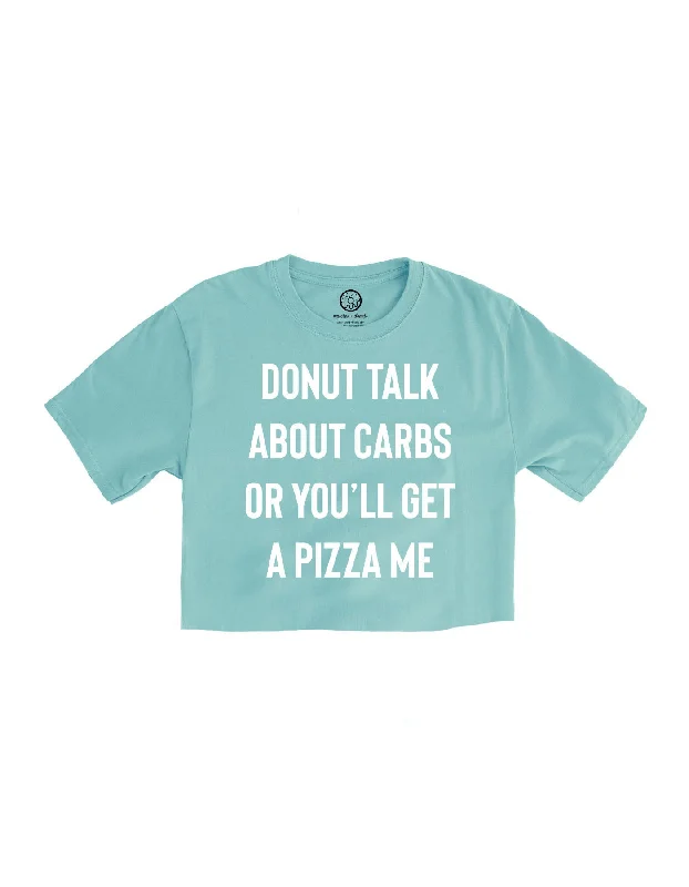 Fashion-forward Women’s Clothing Donut Talk - Cropped Tee