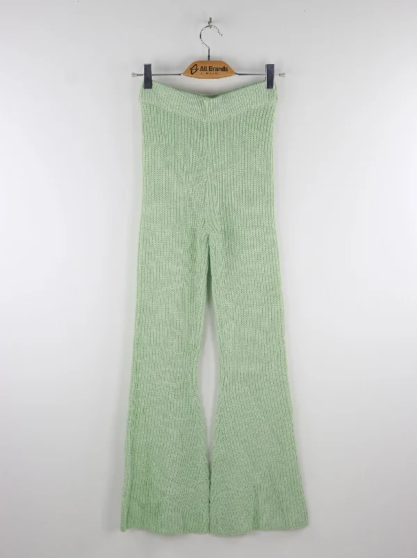 Weekend Sale Women's Ribbed Pant,Mint